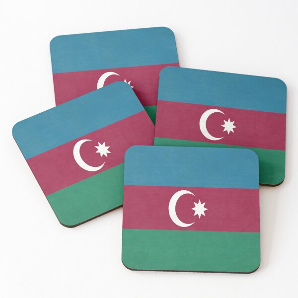 Item preview, Azerbaijan Flag designed and sold by Finding Fortuity.