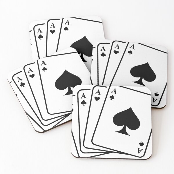Item preview, cards, fan, aces, suit, black, designed and sold by kostin78.