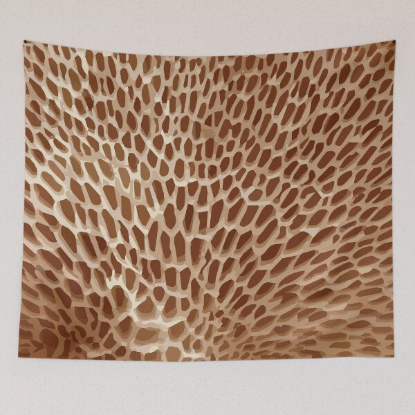 Item preview, Sponge Mushroom Background - Brown 03 designed and sold by serenaking.