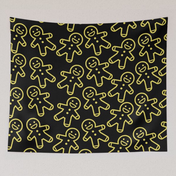Item preview, Black and yellow gingerbread fun! designed and sold by sugarrosekitch.