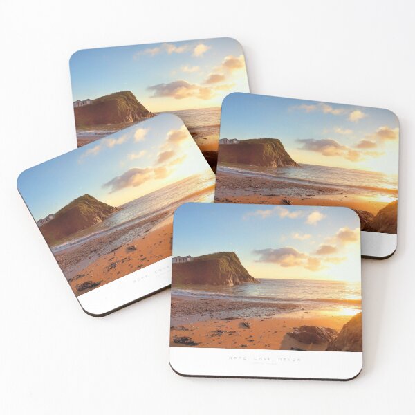 Item preview, Painterly image of coast at Hope Cove, Devon designed and sold by andrewroland.
