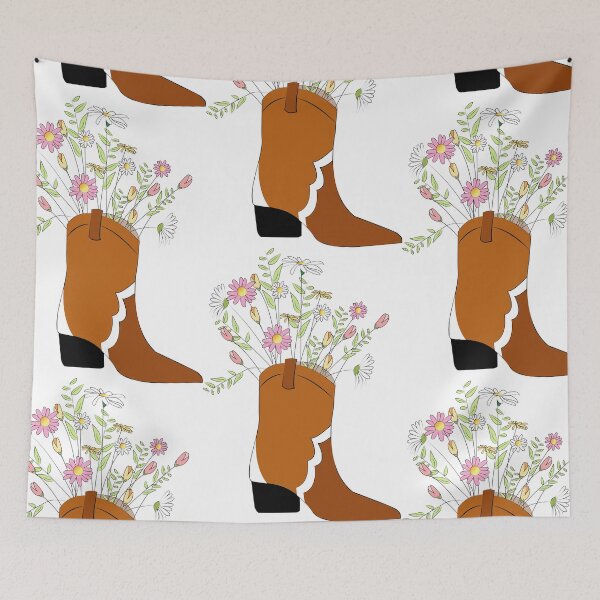 Item preview, Floral Cowboy Boot designed and sold by InesTC.