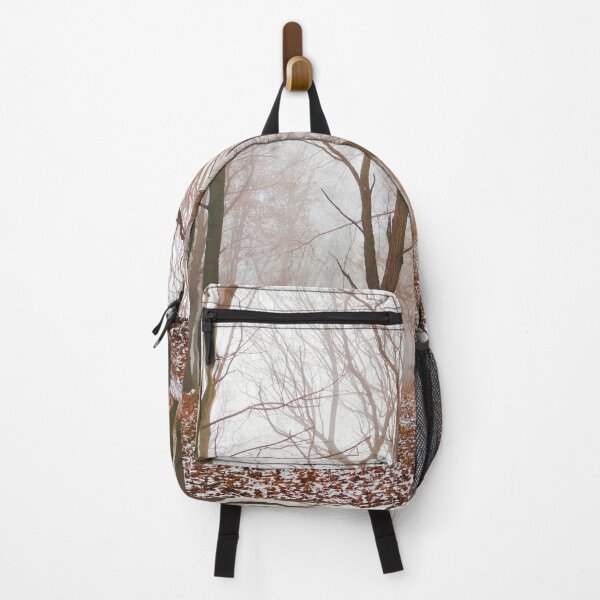 Item preview, First snow in a magic foggy forest, natural background  designed and sold by helenkaiy.