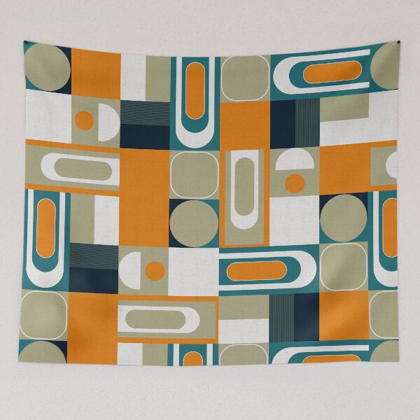 Item preview, 60s Modernist Orange designed and sold by MarbleCloud.