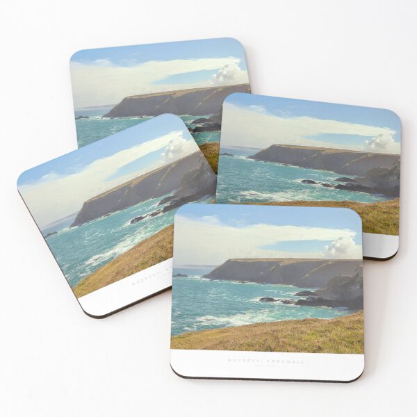 Item preview, Painterly image of coast at Godrevy, Cornwall, England. designed and sold by andrewroland.