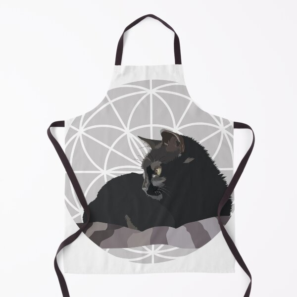 Item preview, Black Cat with mandala designed and sold by PilipArt.