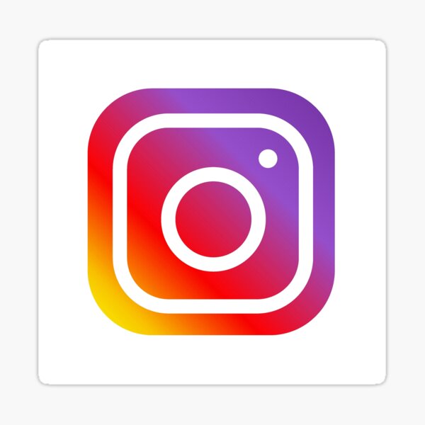 Stickers sur le thème Instagram Logo, instagram aufkleber - devups