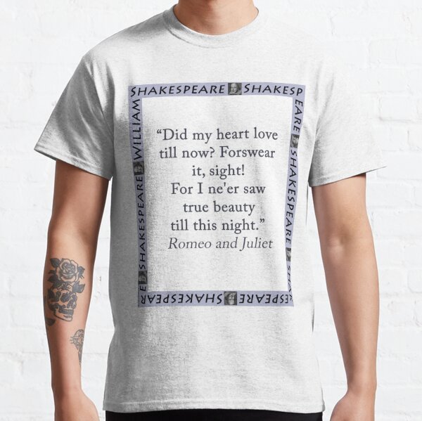 T Shirt Bonne Nuit Bonne Nuit Shakespeare Par Crankyolddude Redbubble