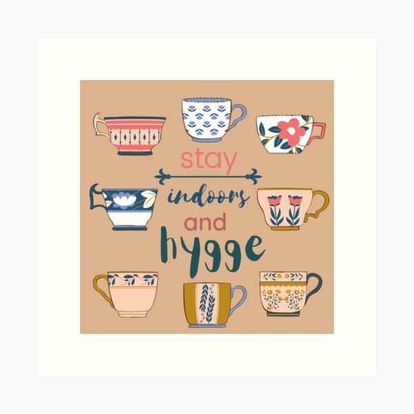Item preview, Stay Indoors and Hygge designed and sold by hashnan21.