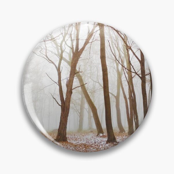 Item preview, First snow in a magic foggy forest, natural background  designed and sold by helenkaiy.
