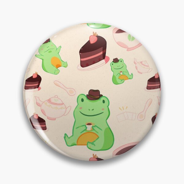Item preview, Frog Froggy Tea Party designed and sold by CoffeePandaArt.