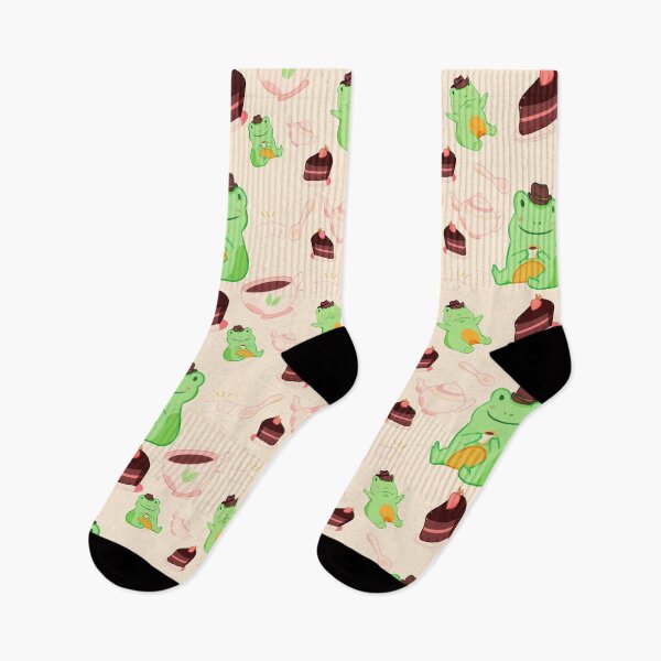 Item preview, Frog Froggy Tea Party designed and sold by CoffeePandaArt.