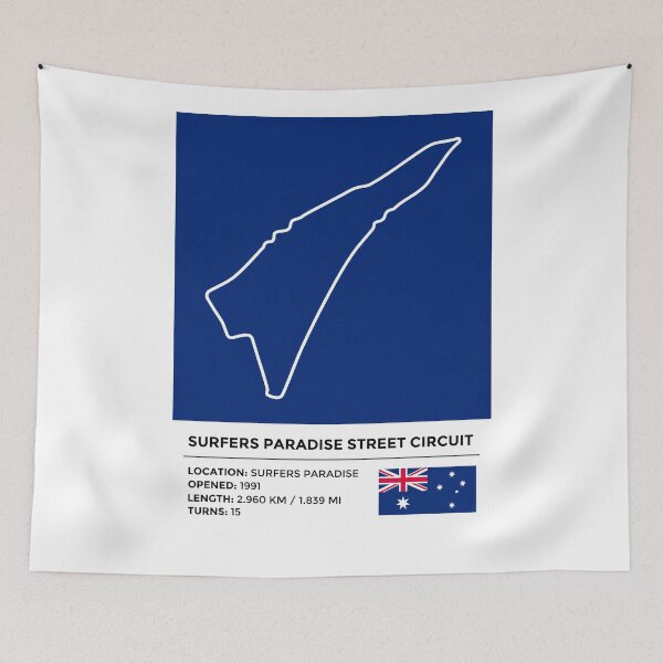 Item preview, Surfers Paradise Street Circuit [info] designed and sold by MS80 design.