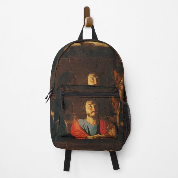 Item preview, The breaking of bread - Jesus Christ by a  dutch master active in southern italy designed and sold by Vintage Designs +.