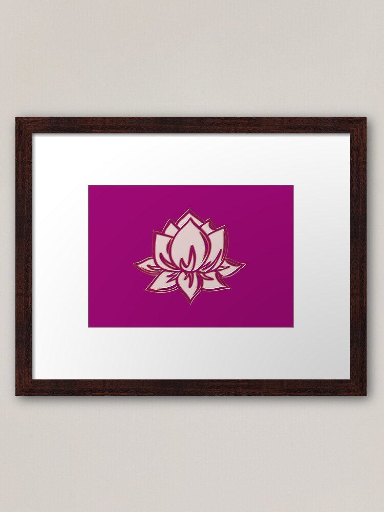 Lotus Flower, Yoga, Symbol, Awareness Art Board Print for Sale by Anne  Mathiasz