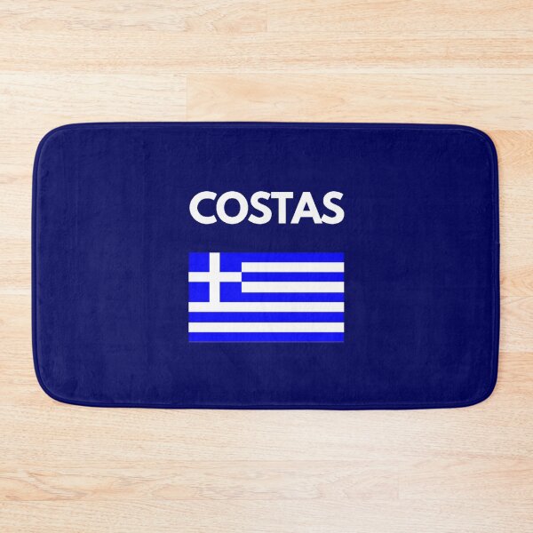 Item preview, Costas Greek Name with Greek Flag Design designed and sold by TheGreekGuy.