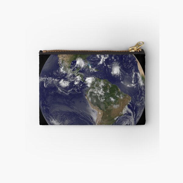 Item preview, Full Earth showing tropical storms in the Atlantic Ocean. designed and sold by StocktrekImages.