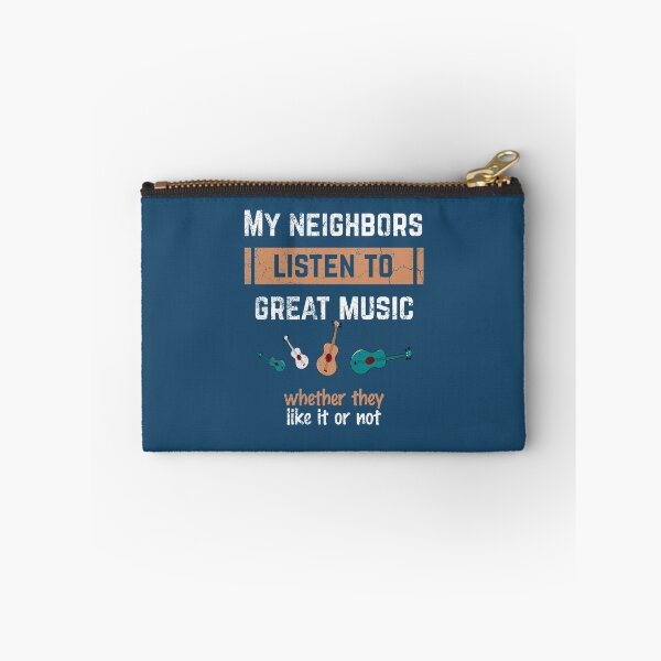 Item preview, Like it or not - My neighbors listen to great music | Funny ukulele player designed and sold by DeliriousSteve.