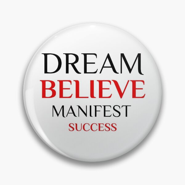 Item preview, Dream Believe Manifest Success designed and sold by Luvjesus2.