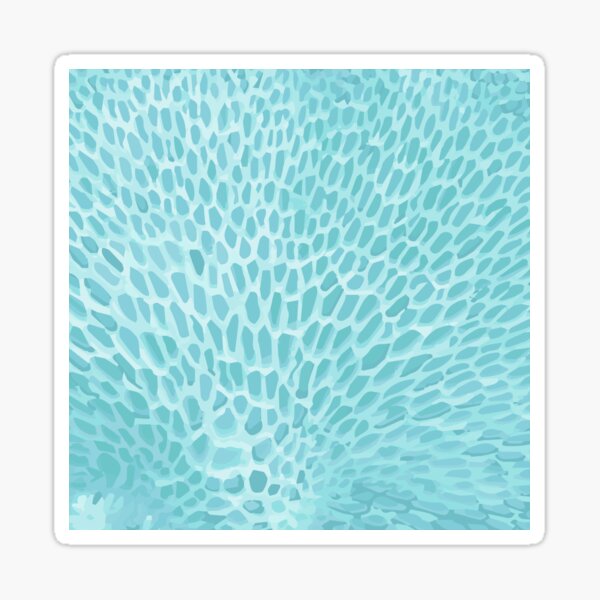 Item preview, Sea Sponge Background - Teal 31 designed and sold by serenaking.