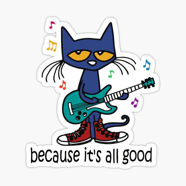 Stickers Sur Le Theme Pete Le Chat Redbubble