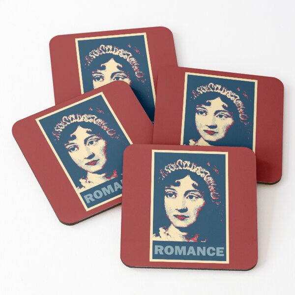 Item preview, Jane Austen Romance (Obama Hope poster style) designed and sold by fairchildart.