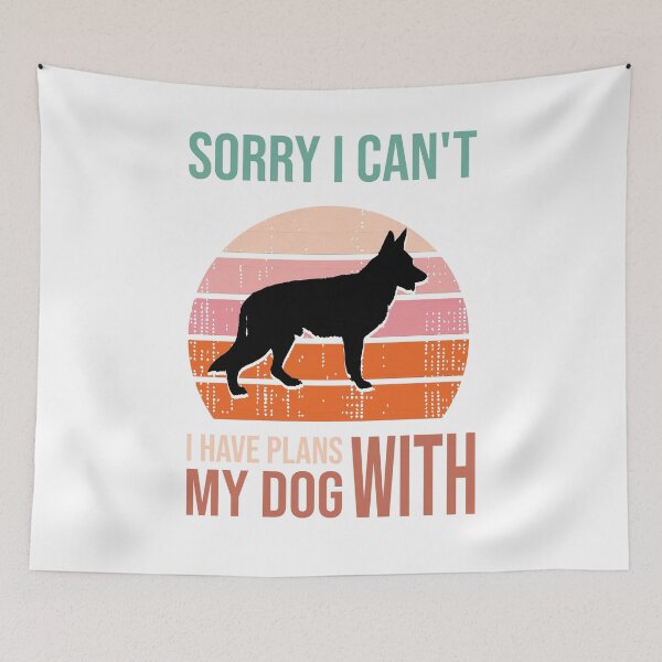 Item preview, Funny saying & quote, Sorry I Can't I Have Plans With My Dog, Gift idea T-Shirt, Gift Idea for Anniversary, Wedding, Mother's Day, Father's Day, Graduation, Thanksgiving, Christmas & New Year's Day. designed and sold by KHRO.
