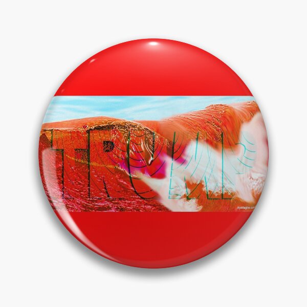 Item preview, The Great Red Wave designed and sold by ayemagine.