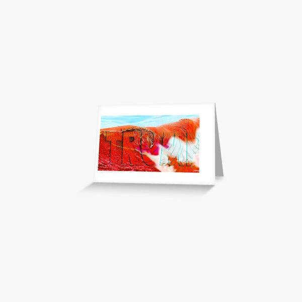The Great Red Wave Greeting Card