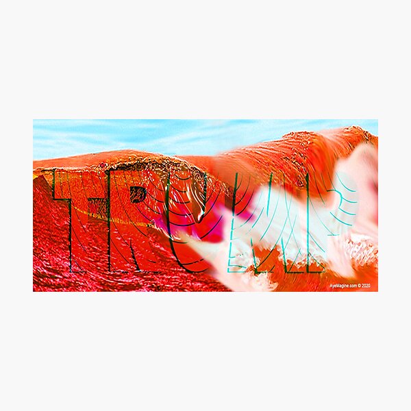 The Great Red Wave Photographic Print