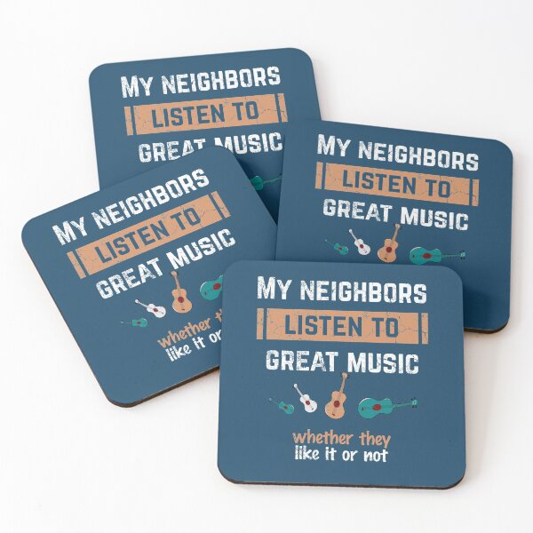 Item preview, Like it or not - My neighbors listen to great music | Funny ukulele player designed and sold by DeliriousSteve.