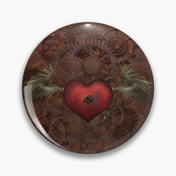 Item preview, Steampunk Heart With Wings designed and sold by LuciaS.