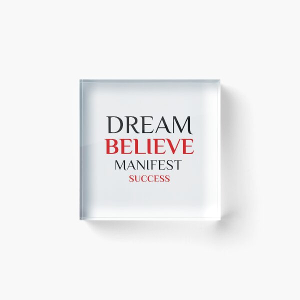 Item preview, Dream Believe Manifest Success designed and sold by Luvjesus2.