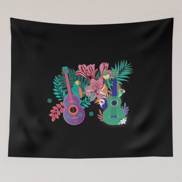 Item preview, Ukulele Aloha Ukuleles and Flowers designed and sold by joabaj.