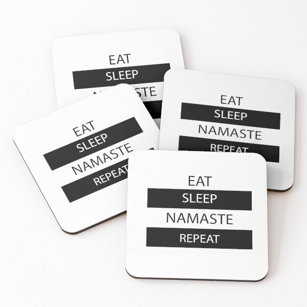 Item preview, Eat, Sleep, Namaste, Repeat  designed and sold by Captionator.