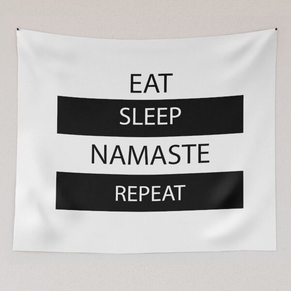 Item preview, Eat, Sleep, Namaste, Repeat  designed and sold by Captionator.