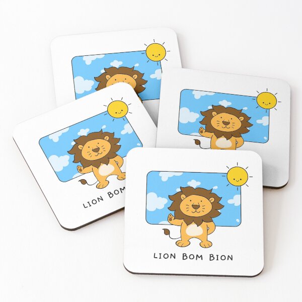 Item preview, Lion Bom Bion Cute Childrens Kids Play School Nursery Artwork designed and sold by CreatedbyJR.