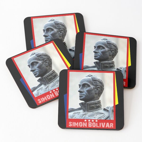 Aperçu de l'œuvre Simon Bolivar venezuela history sticker t-shirt et masque créée et vendue par wiggy38.