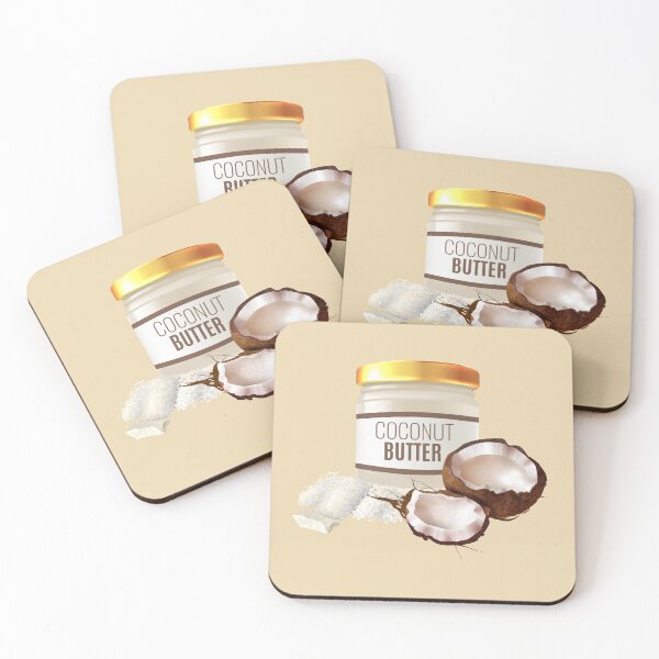 Item preview, Jar of Coconut Butter designed and sold by Alicia Chee.