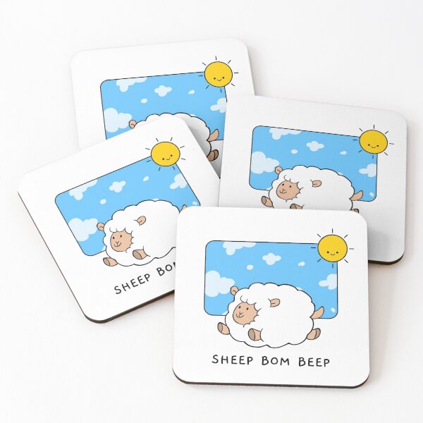 Item preview, Sheep Bom Beep Cute Childrens Kids Play School Nursery Artwork designed and sold by CreatedbyJR.