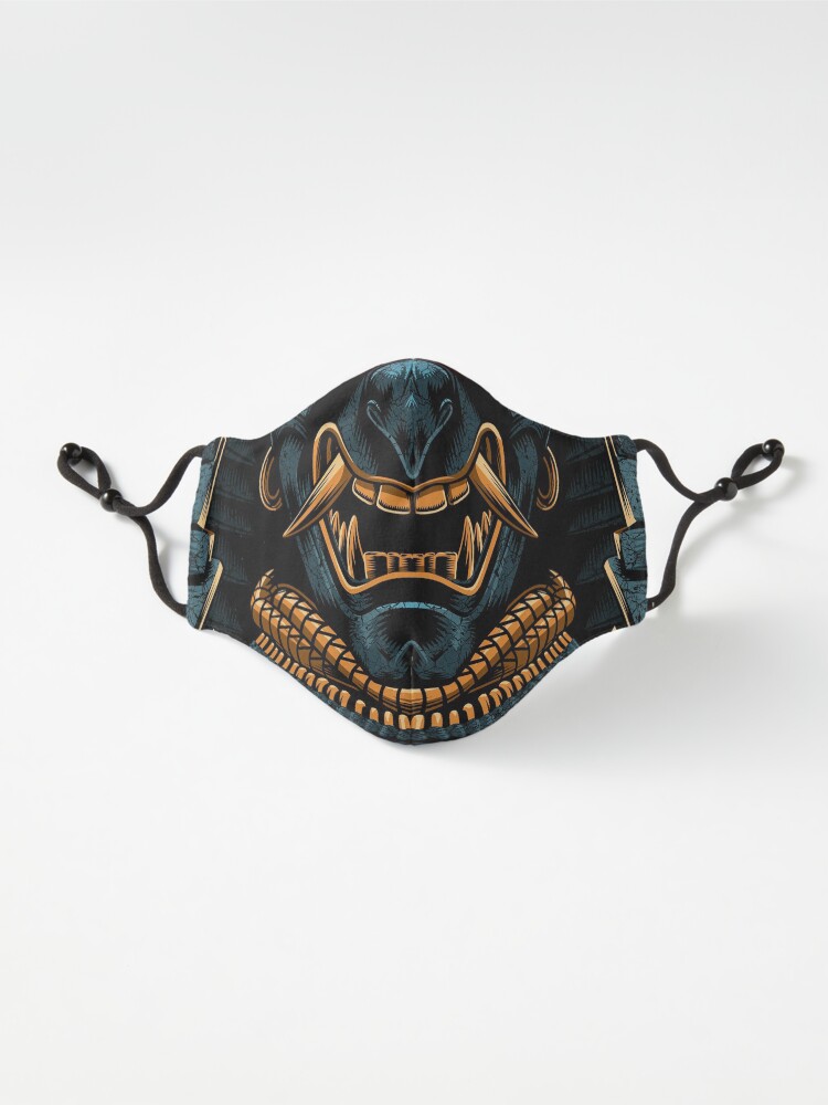 Alternate view of Awesome Samurai Gold Mask