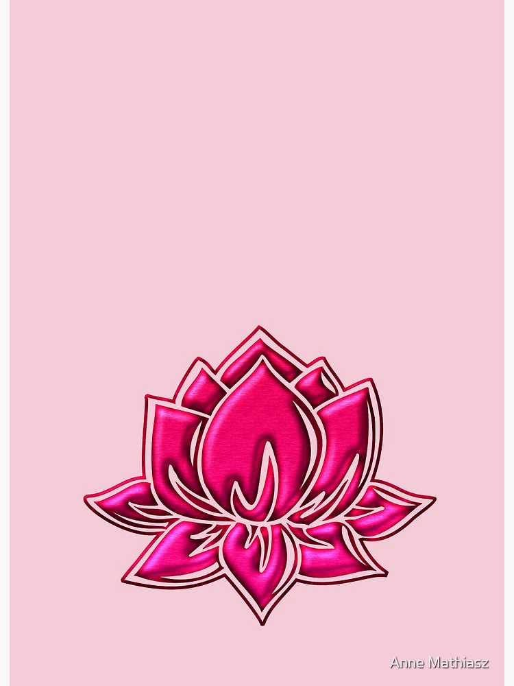 Lotus Flower, Yoga, Symbol, Tattoo, Galaxy Style Art Board Print for Sale  by Anne Mathiasz