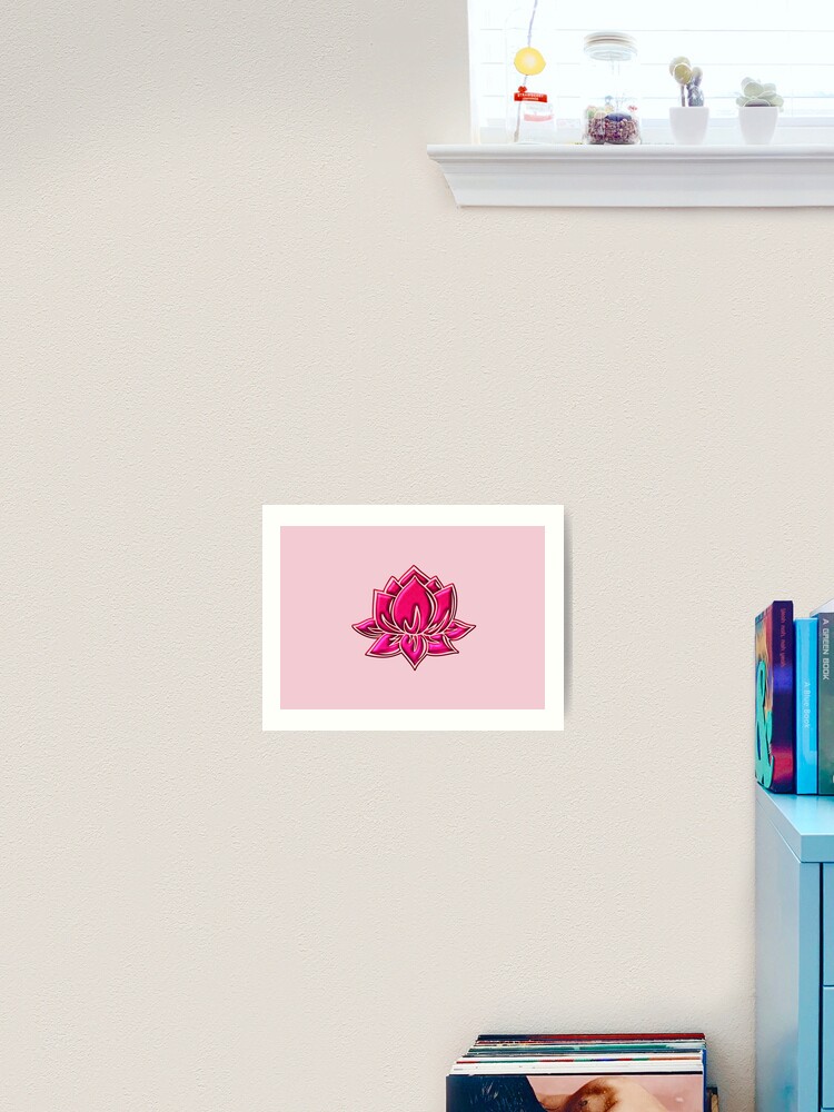 Lotus Flower, Yoga, Symbol, Awareness Art Board Print for Sale by Anne  Mathiasz