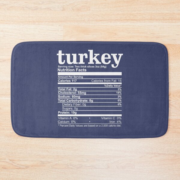 Item preview, Turkey Nutrition Facts Funny Thanksgiving Christmas Food Nutrients  designed and sold by alenaz.