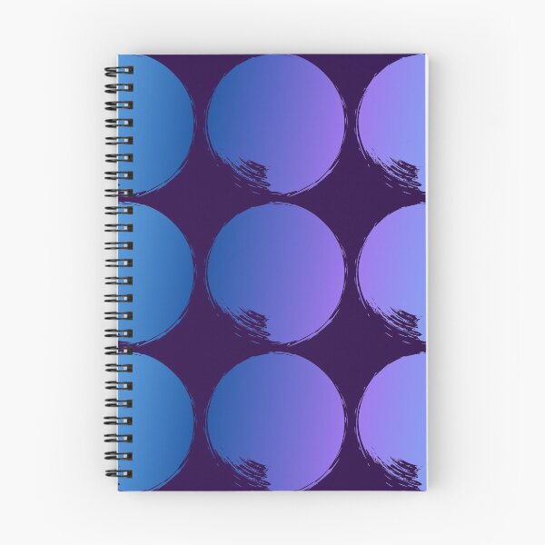Item preview, Circle blueish purple pattern designed and sold by smashingarb.
