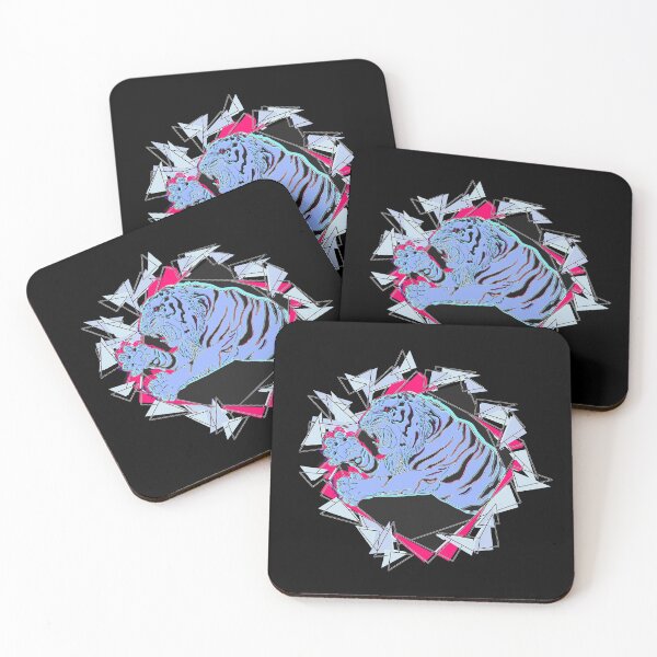 Item preview, White Tiger | Colorful designed and sold by ImaginativeWild.