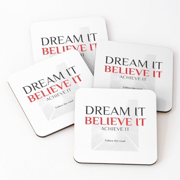 Item preview, Dream It Believe It Achieve It Follow The Road designed and sold by Luvjesus2.