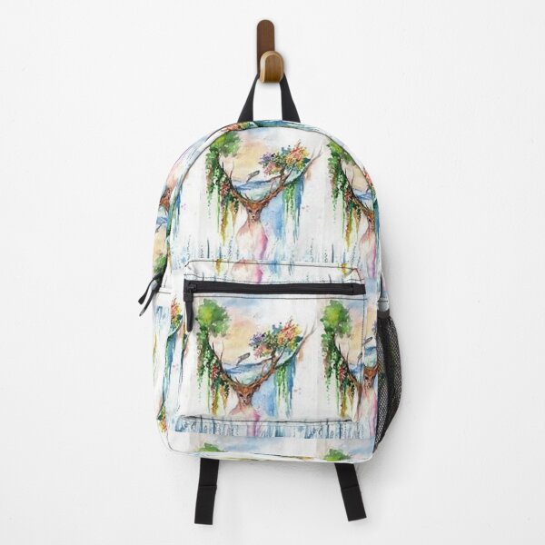 Item preview, Deer and Flowers pastel print on home decor, t-shirts and accessories. Gifts, apparel, home decor, accessories, puzzles, https://lduke47.redbubble.com designed and sold by lduke47.