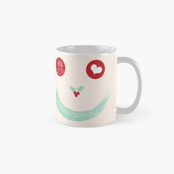 Item preview, Peace Love Joy Mistletoe Holiday Smiley Face designed and sold by fatfatin.