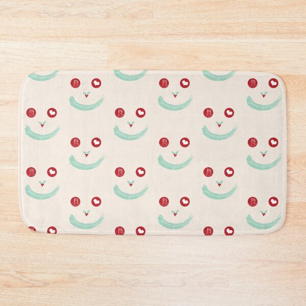 Item preview, Peace Love Joy Mistletoe Holiday Smiley Face designed and sold by fatfatin.